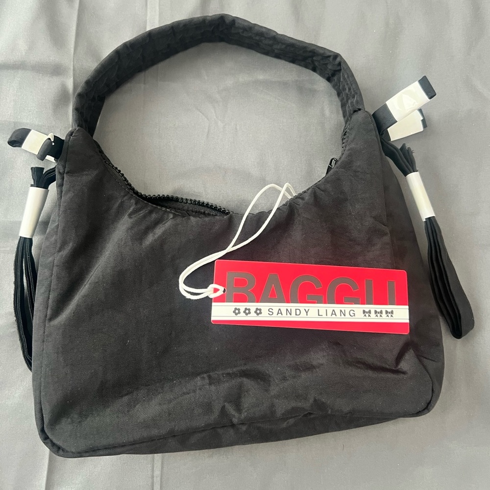 Baggu x sandy liang bow bag black NWT